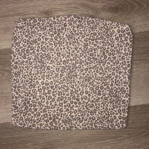 Cheetah tube top